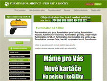Tablet Screenshot of furminator-shop.cz